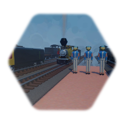 Miniature train engineers