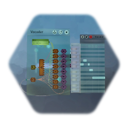 Controllable 8-Band Vocoder (Monophonic)