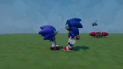 Sonic meets movie Sonic