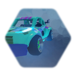 Sports car driveable with speedometer