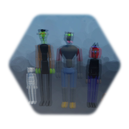 Halloween characters