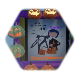 (Jack & Coraline) - Halloween Painting!