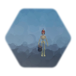 2D Castlevania skeleton general