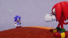 Knuckles blue spheres cutscene
