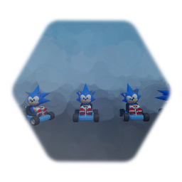 Sonic Kart spright animation
