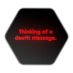 Death message
