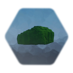 Heavily Mossed Boulder