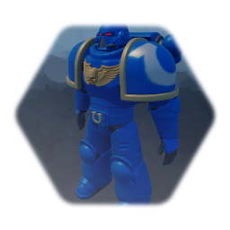 Space marine puppet (Ultramarine)