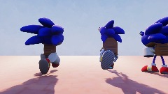 Sonic and the shifting mirrors test room