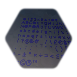 Remix of 3D Letters, Numbers & Symbols