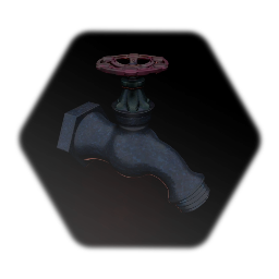 Old Rusty Spigot With Open / Close Logic