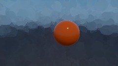 Orange Bouncy Ball