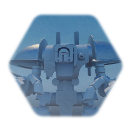 Knight with gauntlet