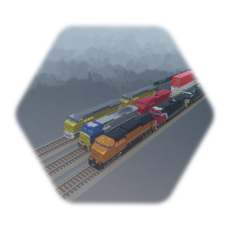 Trains of Australia, Canada,  and America