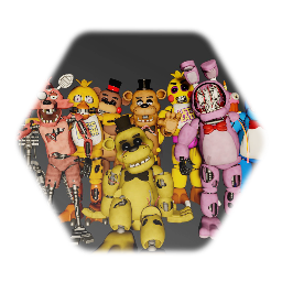 Withered classic golden freddy