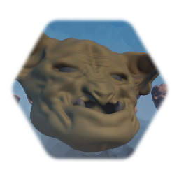 Ugly orc head