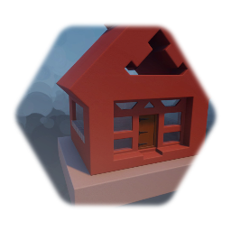 Simple Red House