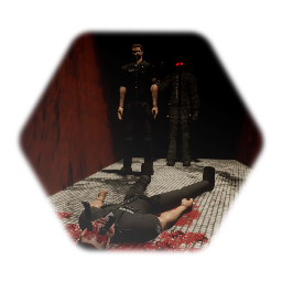 The slash Hoodie man