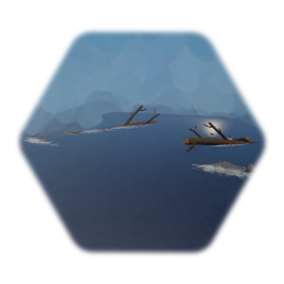 Shallow Peaceful Dark Blue River