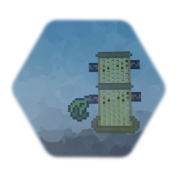 Pixel art Monkey falling net