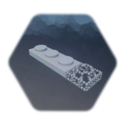 DreamBricks 3 Knob slab row