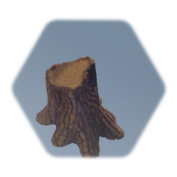 Stump with Bark