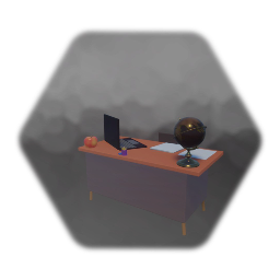 Teacher's Desk [With Chair & Props]