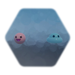 Jam and Friends - Pink Slime and Puddle Slime