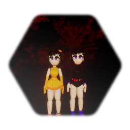 Demon prom dress & without cloak raven