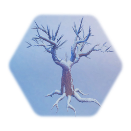 Realistic Oak Tree - Winter