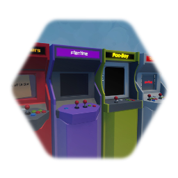 Unexciting Arcade game cabinets