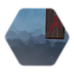 Lara Croft mansion Lady in red dancing painting