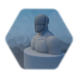 Männliche Büste für Haar Design - Base