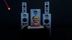 Wario makes a beat so fire, it blows up his entire DJ Setup