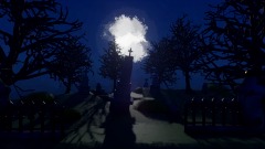 Graveyard landscape