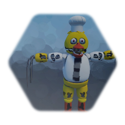 Withered chica from fnaf 2 reboot