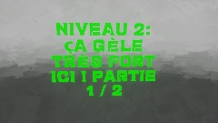 Niveau 2 partie 1 / 2: ça gèle très fort ici !