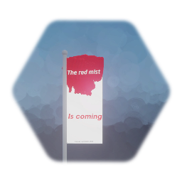 The red mist Is coming banner