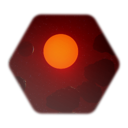 (M type star) Red dwarf star (Cooler star)
