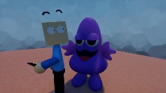 Hey! Hey.. WHAT? But its Grimace