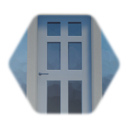 Functional windowed door with easy lock 1