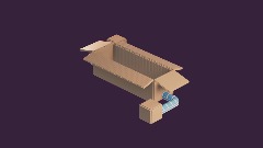 Small Long Cardboard Box