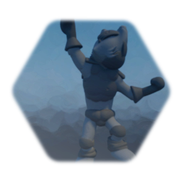 Remix of Ancient Hero Statue