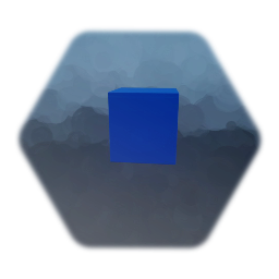 Floating Blue Cube
