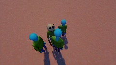 Baldi with a gun and fat