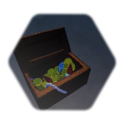 Treasure Chest with Gold & Jewels
