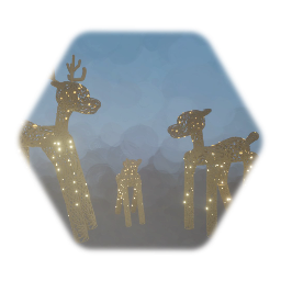Animated Christmas Deer