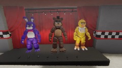 Sonic and Mario in Five Night's at Freddy's 1