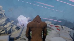 Big foot in the mountains