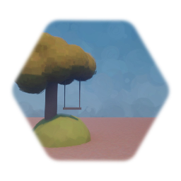 Tree with swing